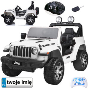 Autko na akumulator Jeep Wrangler Rubicon 4x4 PA0223 BI